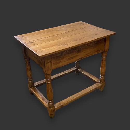 Rustic Spanish Pine Cottage Side Table image-3
