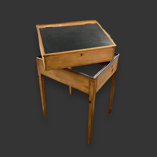 Victorian Pine Clerks Desk on Stand image-3
