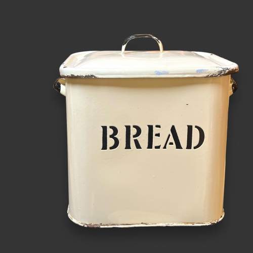 Vintage Enamel Bread Bin image-2