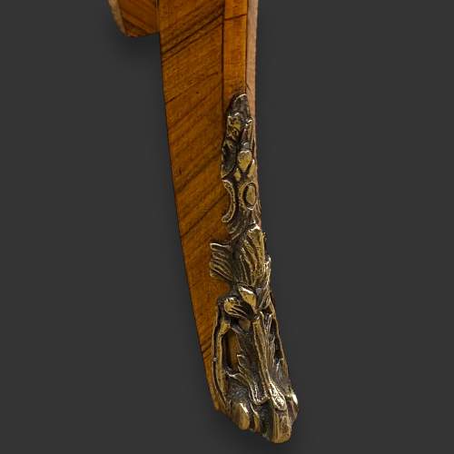 French Inlaid Kingwood Trefoil Stand image-4