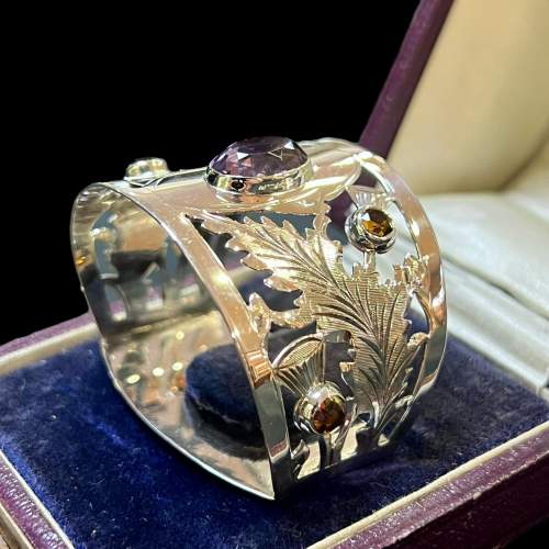 Edwardian Cased Silver Napkin Ring image-3