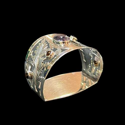 Edwardian Cased Silver Napkin Ring image-4
