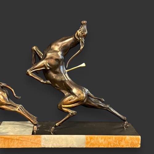 Art Deco Gazelle Figures by Limousin image-4