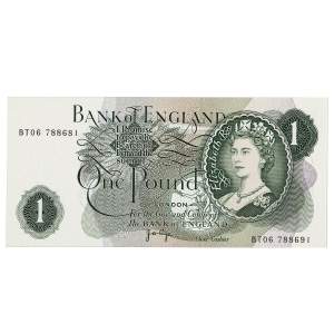 Rare £1 British Banknote Error of Mismatched Numbers
