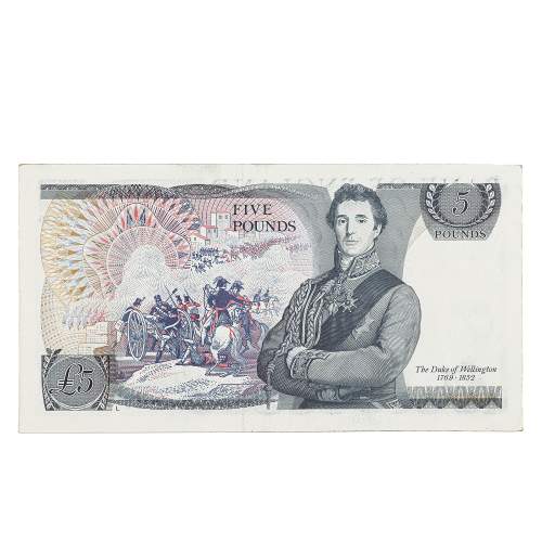 Rare £5 British Banknote Error of Missing Cashier's Signature image-2