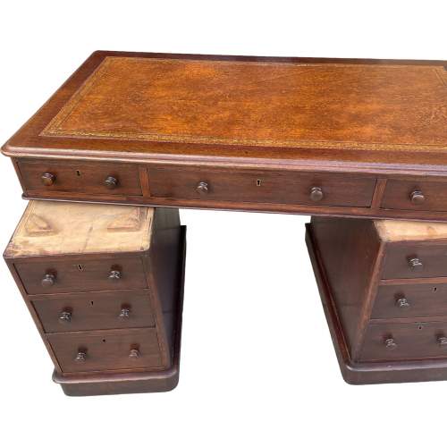 Oak Pedestal Desk image-2