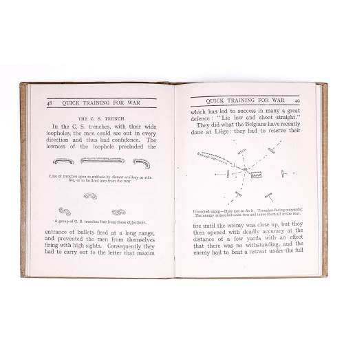 Antique Early 20th Century Book Called Quick Training For War image-3
