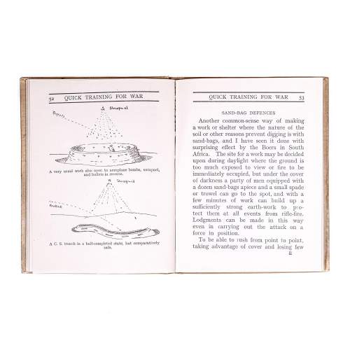 Antique Early 20th Century Book Called Quick Training For War image-5