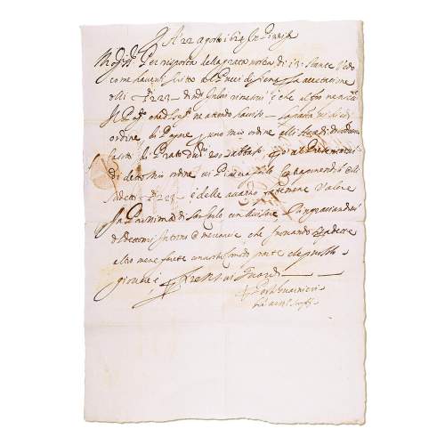 Group of Antique Early 17th Century Italian Merchant Letters image-5