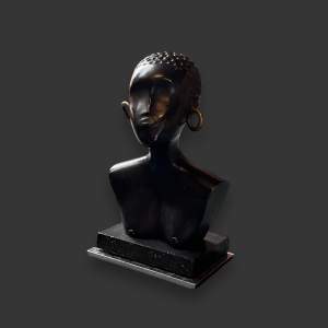 Hagenauer Bronze Bust of a Woman