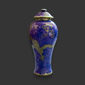 Wedgwood Celestrial Dragon Lustre Temple Jar