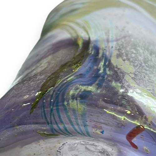 Samuel J Herman Signed Glass Vase image-3
