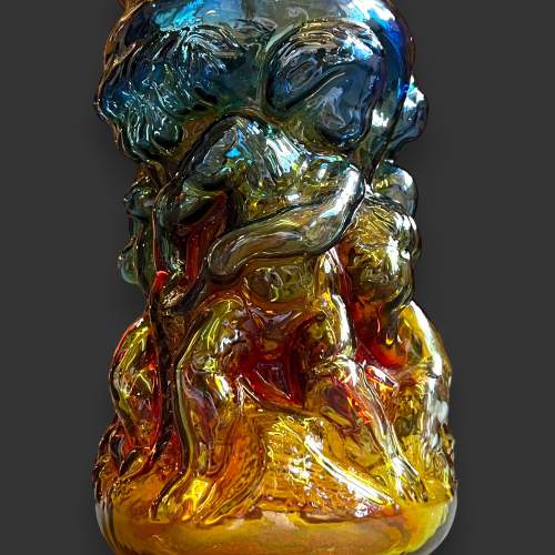 Jan Gabrhel Glass Cherub Vase image-4