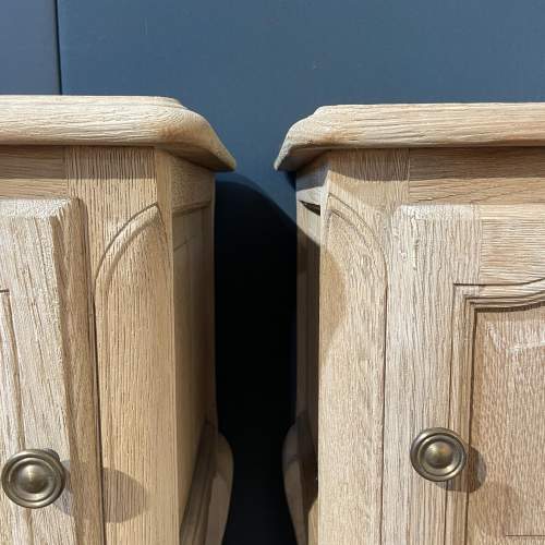 Pair of French Rustic Oak Pot Cupboards image-3