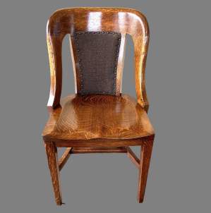 An Early 1900s Solid Oak Globe Wernicke Library Chair