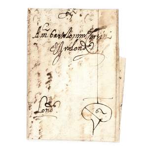 Antique 16th Century Italian Merchant Letter