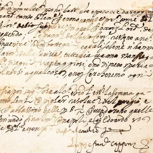 Antique 16th Century Italian Merchant Letter image-5