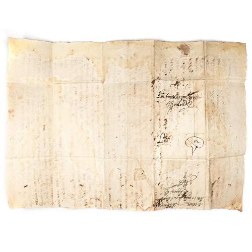 Antique 16th Century Italian Merchant Letter image-6