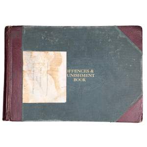 Rare Vintage Handwritten Institution Punishment Book