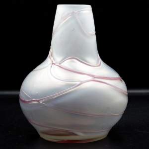 Pallme Konig Original Art Nouveau Irridescent Glass Vase
