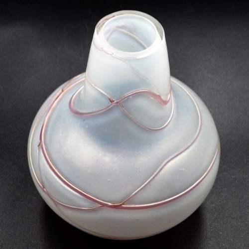 Pallme Konig Original Art Nouveau Irridescent Glass Vase image-5