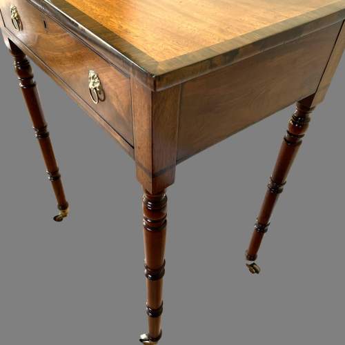 A Regency Mahogany Side or Lamp Table image-3