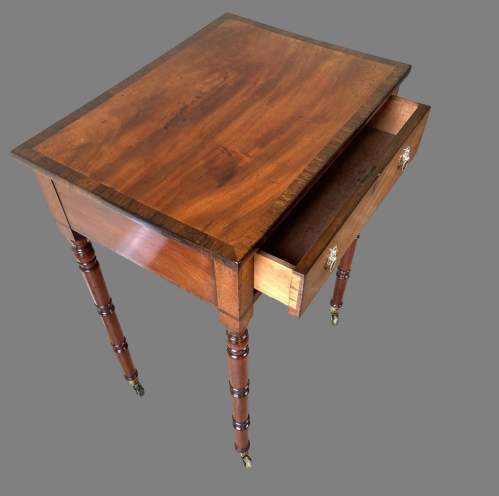 A Regency Mahogany Side or Lamp Table image-4