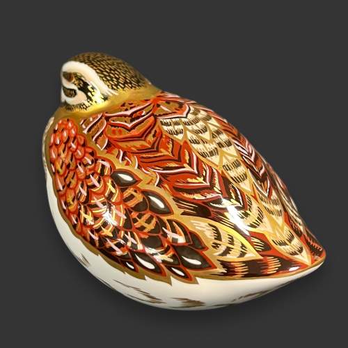 Royal Crown Derby Paperweight of a Partridge image-3
