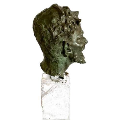 Giuseppe Renda Italian 1859-1939 - Pan Bronze Sculpture image-6