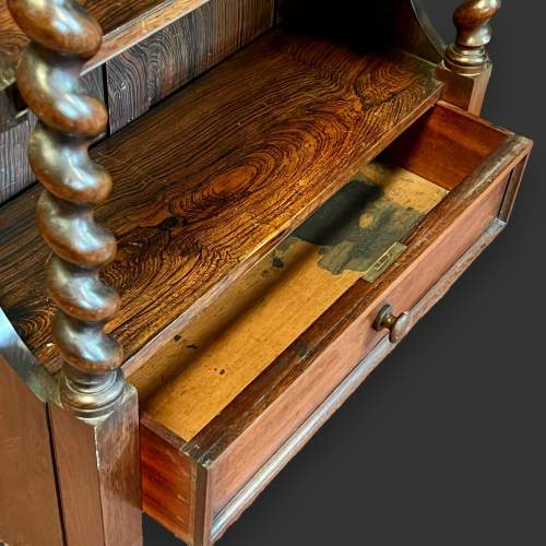 Unusual Early Victorian Rosewood Bookcase image-6