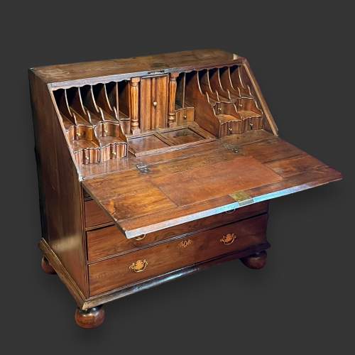 Queen Anne Period Oak Desk image-1