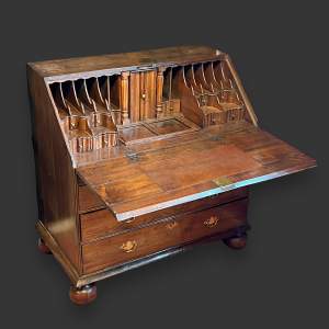 Queen Anne Period Oak Desk