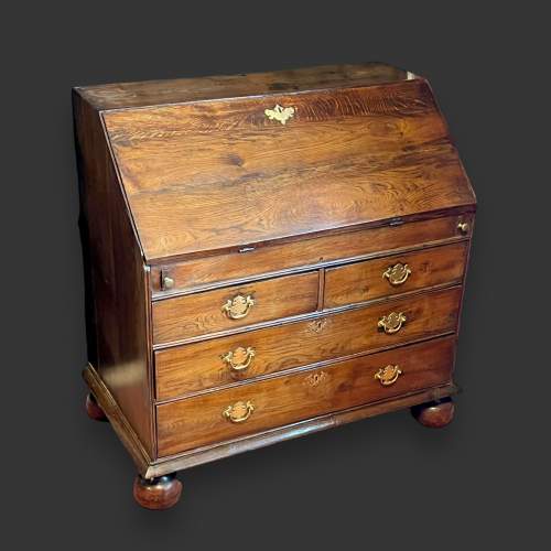 Queen Anne Period Oak Desk image-2