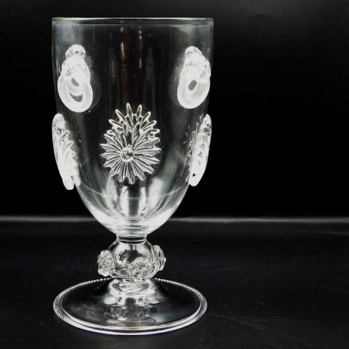 Venetian Glass Decorative Fine Quality Clear Glass Large Goblet image-1