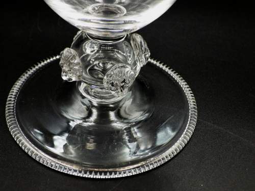 Venetian Glass Decorative Fine Quality Clear Glass Large Goblet image-3