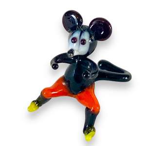 Miniature Murano Glass Mickey Mouse