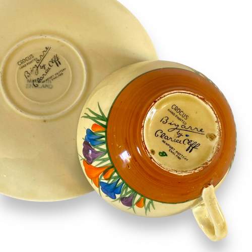Clarice Cliff Autumn Crocus Globe Cup & Saucer image-5