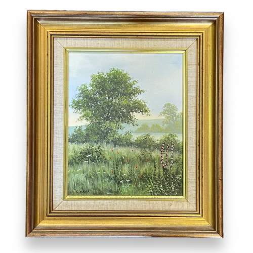 Pair of Oil on Board Country Scenes by Edward Turner image-5
