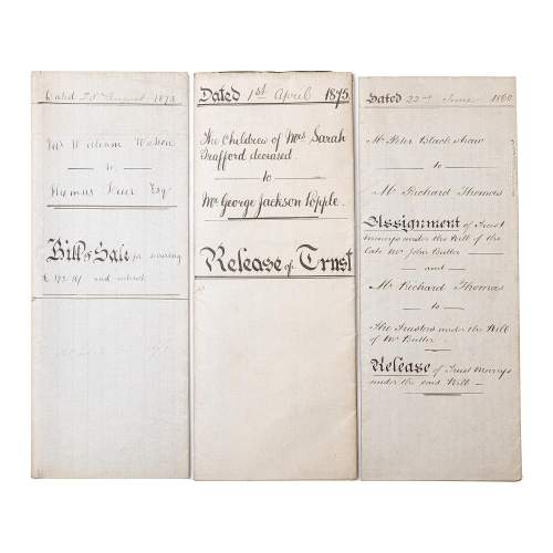 Ten Antique 19th Century Lincolnshire Legal Documents image-3