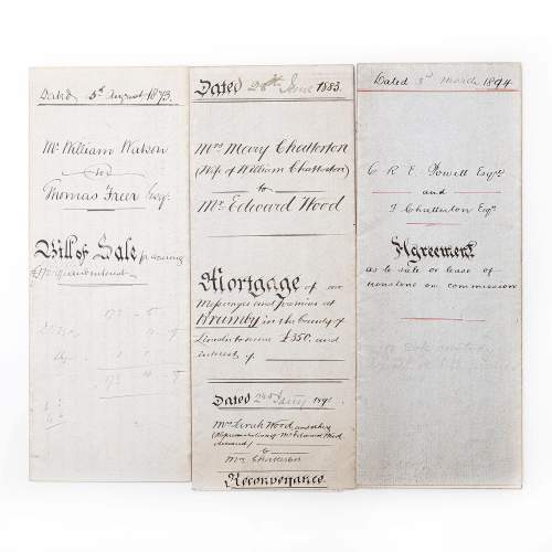 Ten Antique 19th Century Lincolnshire Legal Documents image-5