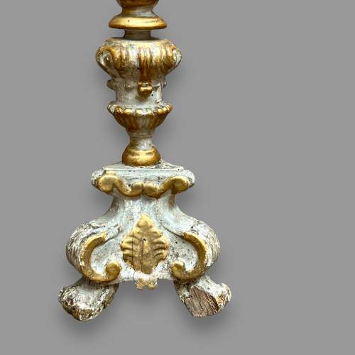 Pair of 18th Century French Pricket Candlesticks image-4