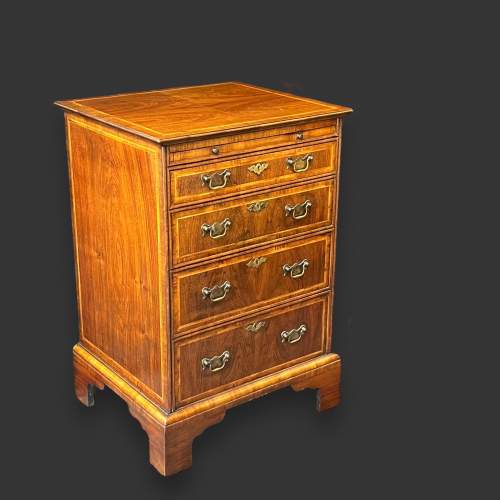Walnut Bachelors Chest of Drawers image-1