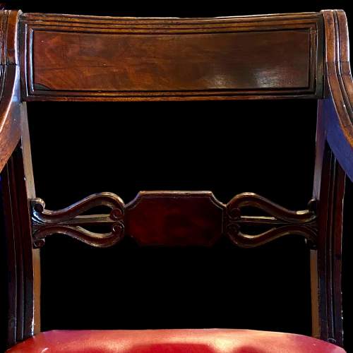 Victorian Mahogany Elbow Chair image-5