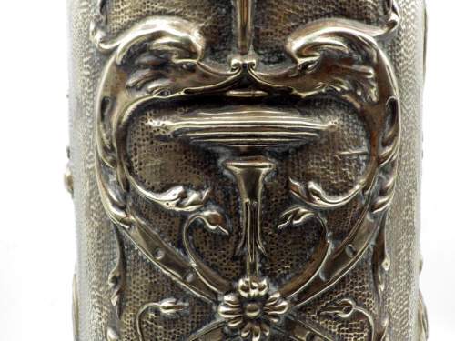 Baroque Decorative Antique Handmade Repousse Brass Ewer Jug image-3