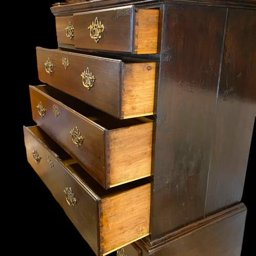 19th Century Oak Chest on Stand image-3