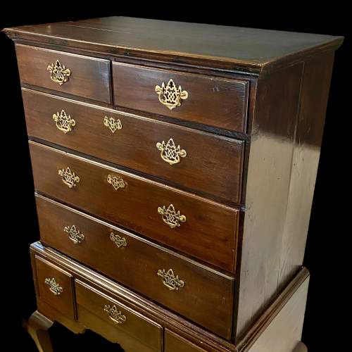 19th Century Oak Chest on Stand image-5