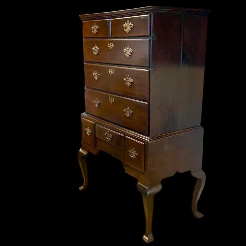 19th Century Oak Chest on Stand image-6