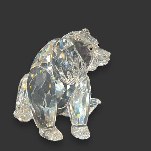 Rare Swarovski Crystal Grizzly Bear image-2