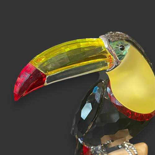Rare Swarovski Crystal Birds of Paradise Toucan image-2