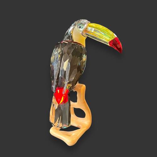 Rare Swarovski Crystal Birds of Paradise Toucan image-3
